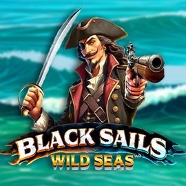 Black Sails Wild Seas slot logo by Infinity Dragon Studios at Casino Prestige