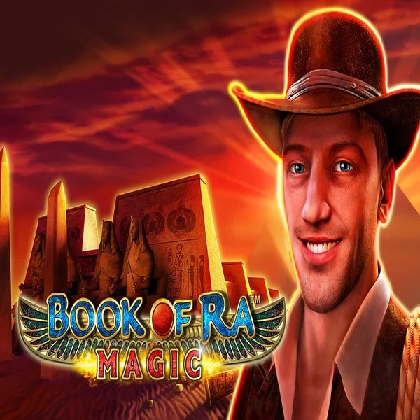 Book of Ra Magic slot visual from Greentube available on casinoprestige.eu