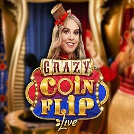 Crazy Coin Flip logo by Evolution Casino Prestige
