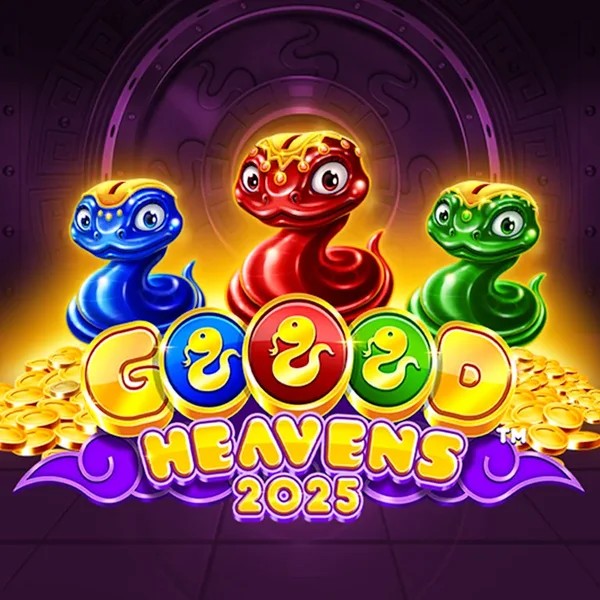 Official Slots logo: Goood Heavens by Rarestone Gaming at Casino Prestige