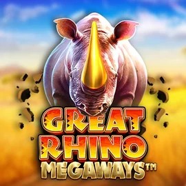 Great Rhino Megaways logo – Slots by Pragmatic Play at Casino Prestige