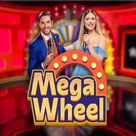 Mega Wheel online game logo by Pragmatic Play on casinoprestige.eu