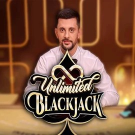 Unlimited Blackjack slot visual from Ezugi available on casinoprestige.eu